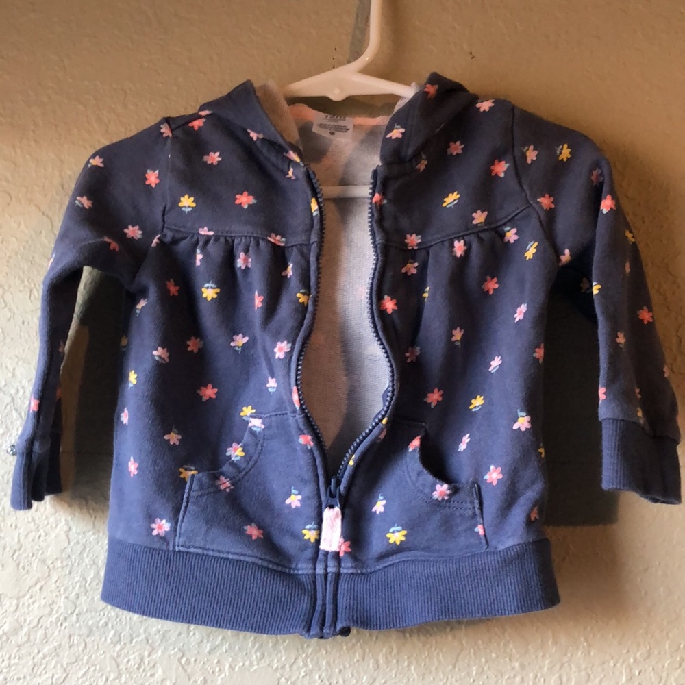 2 Piece Bundle Set Baby Girls Clothes Sz 12 Months; Pants & Hoodie Jacket - Picture 10 of 13